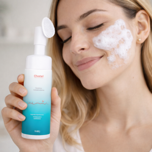 Mousse de Limpeza Facial com Escova